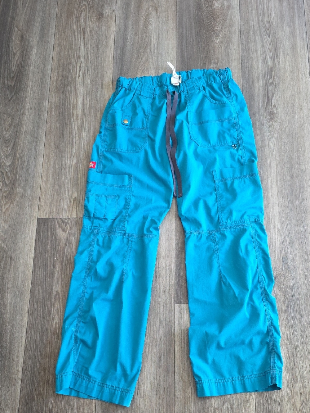 Women’s Teal Utility Cargo Pants